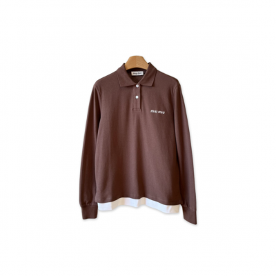 MIU MIU POLO LONG SLEEVES